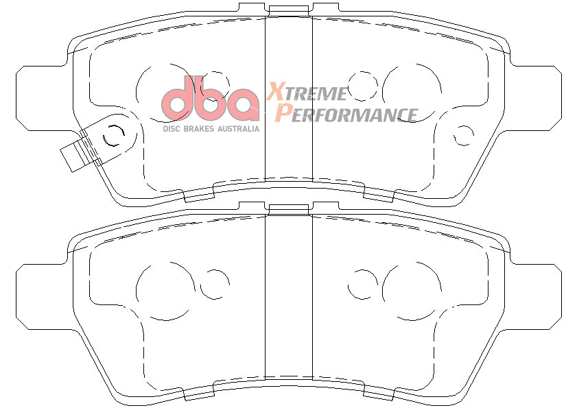 DB1919XP - DBA Xtreme Performance Brake Pads; Rear