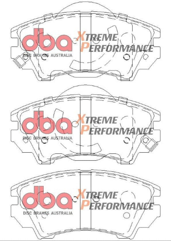 DB1925XP - DBA Xtreme Performance Brake Pads; Front