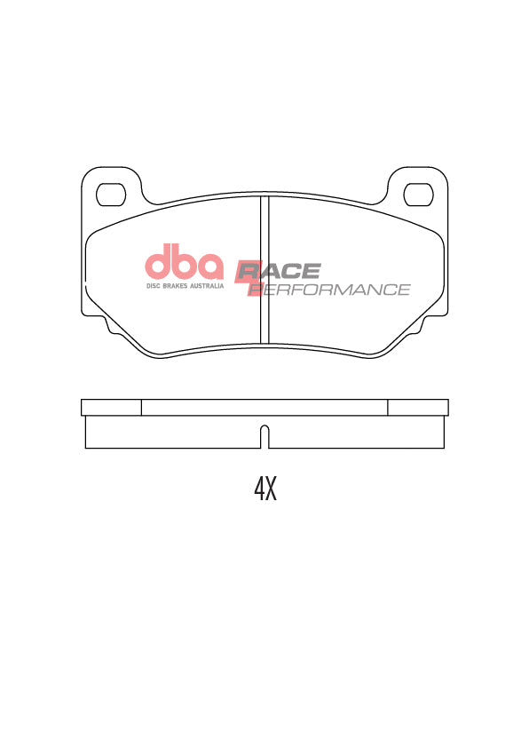 DB1934RP - DBA Racing Performance Brake Pads; Rear