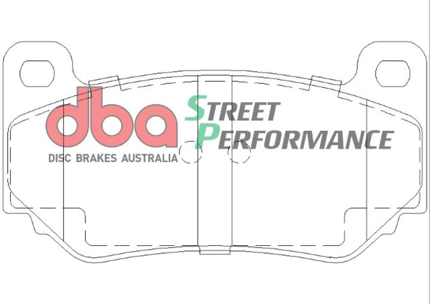 DB1934SP - DBA Street Performance Brake Pads; Rear