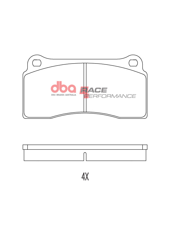 DB1935RP - DBA Racing Performance Brake Pads; Rear
