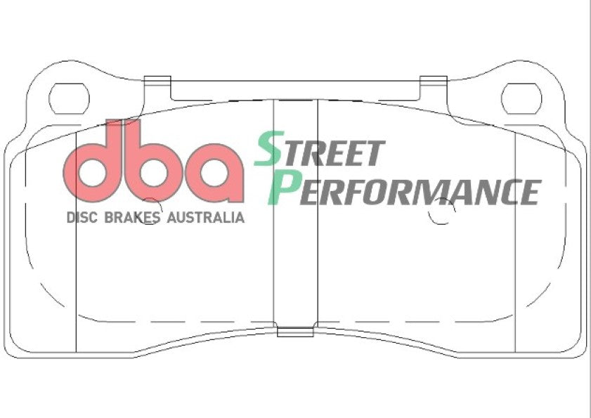 DB1935SP - DBA Street Performance Brake Pads; Front