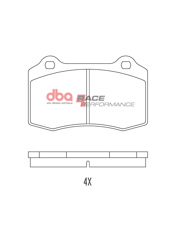 DB1936RP - DBA Racing Performance Brake Pads; Rear