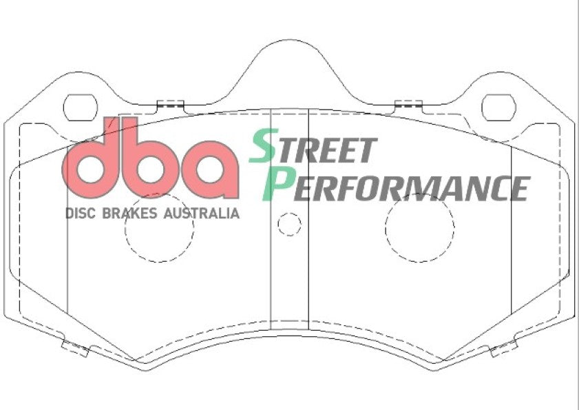 DB1937SP - DBA Street Performance Brake Pads; Rear