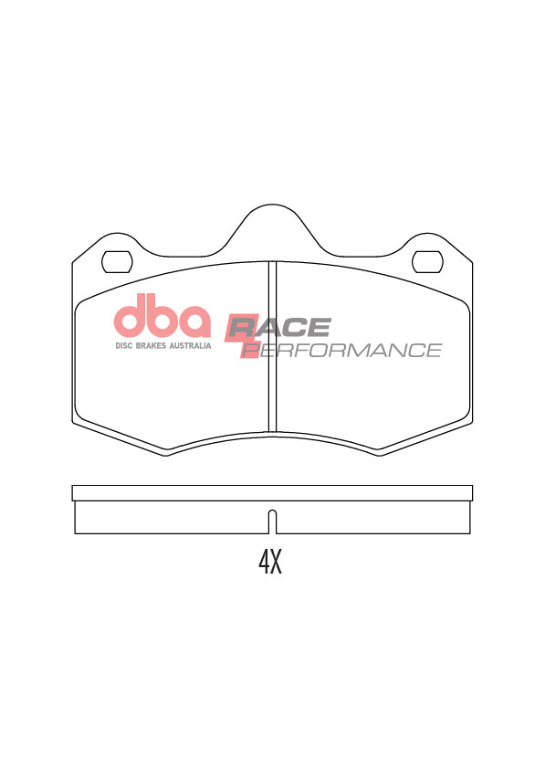 DB1938RP - DBA Racing Performance Brake Pads; Rear