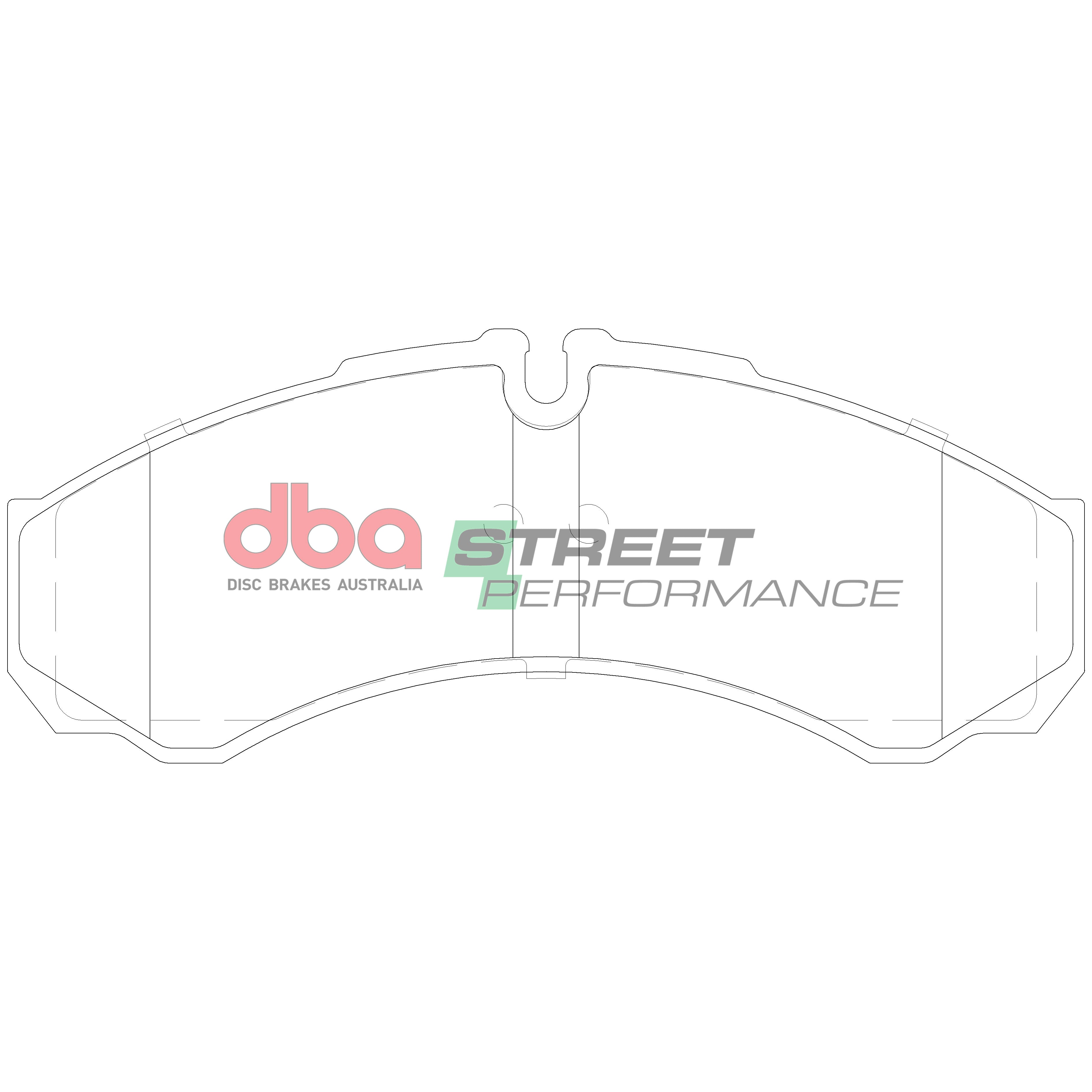 DB1954SP - DBA Street Performance Brake Pads; Front