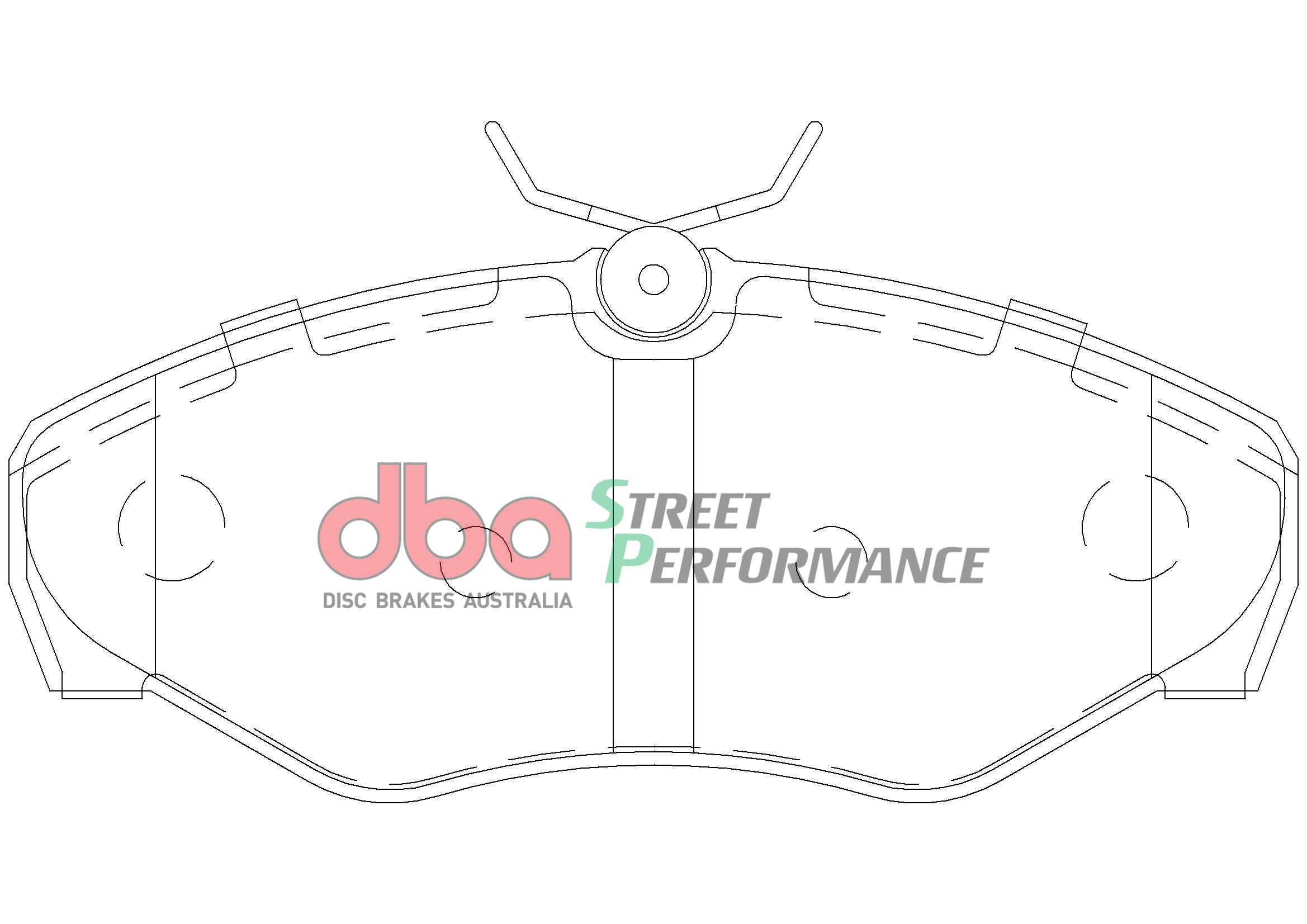 DB1962SP - DBA Street Performance Brake Pads; Front