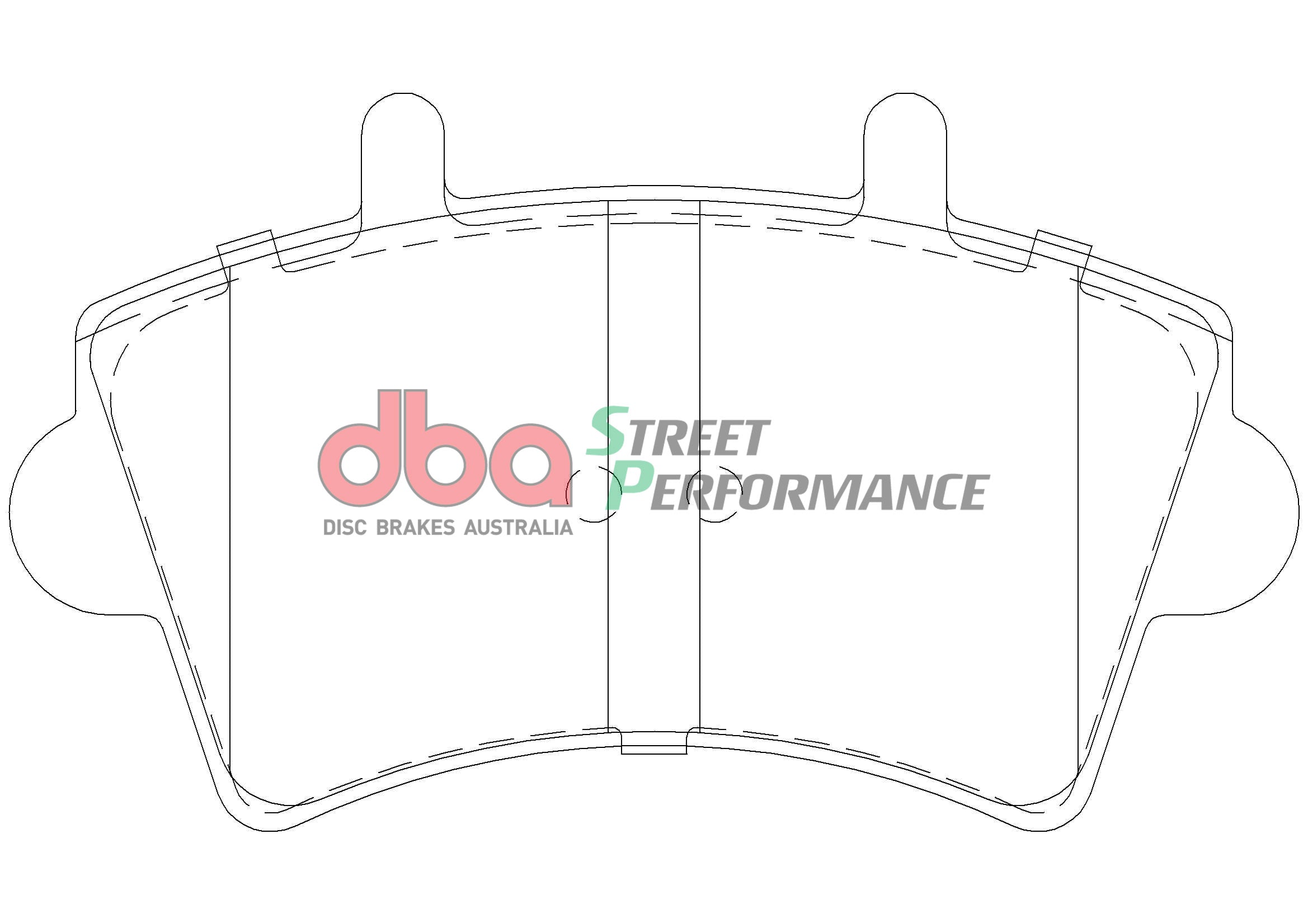 DB1963SP - DBA Street Performance Brake Pads; Front