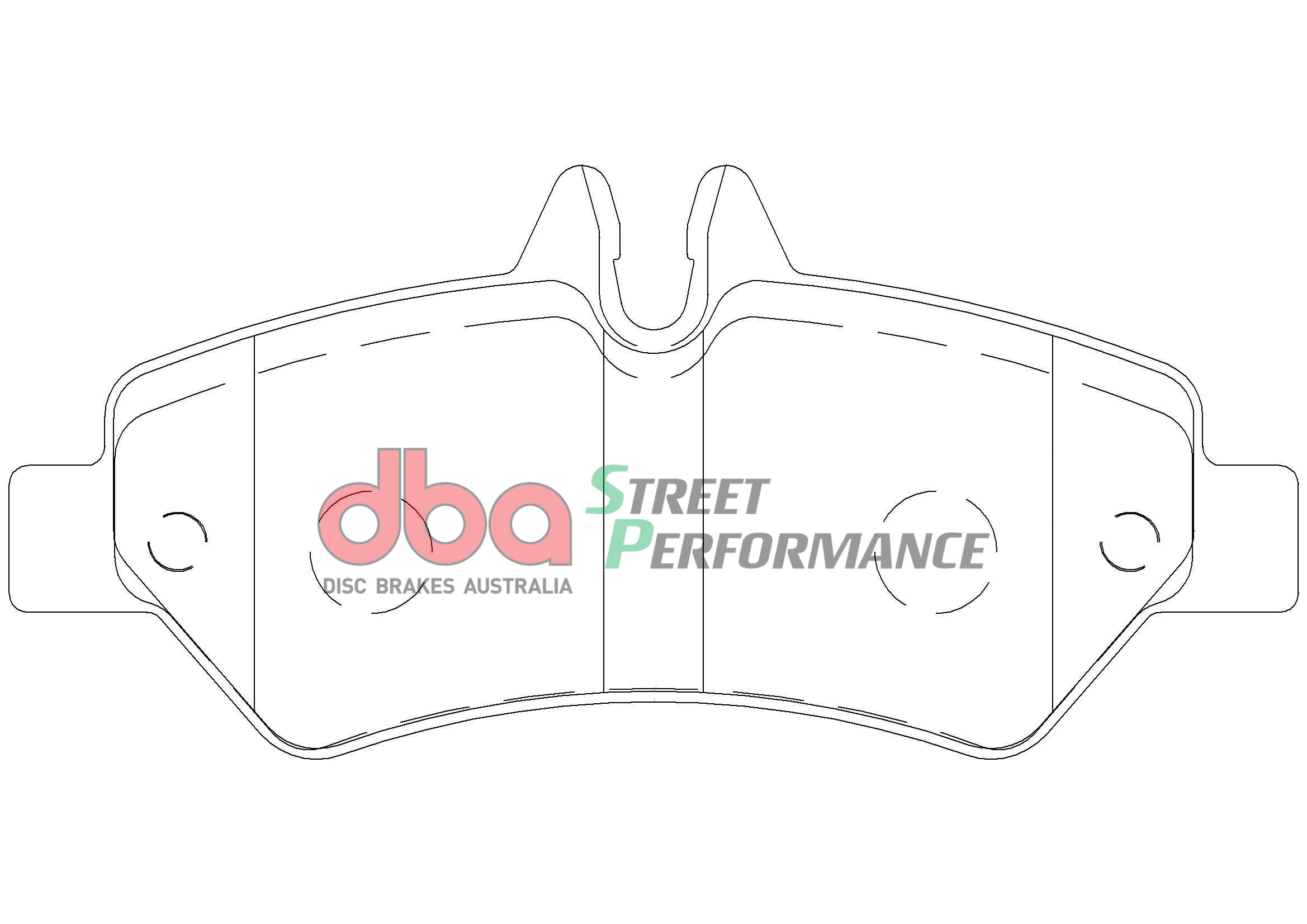 DB1972SP - DBA Street Performance Brake Pads; Rear