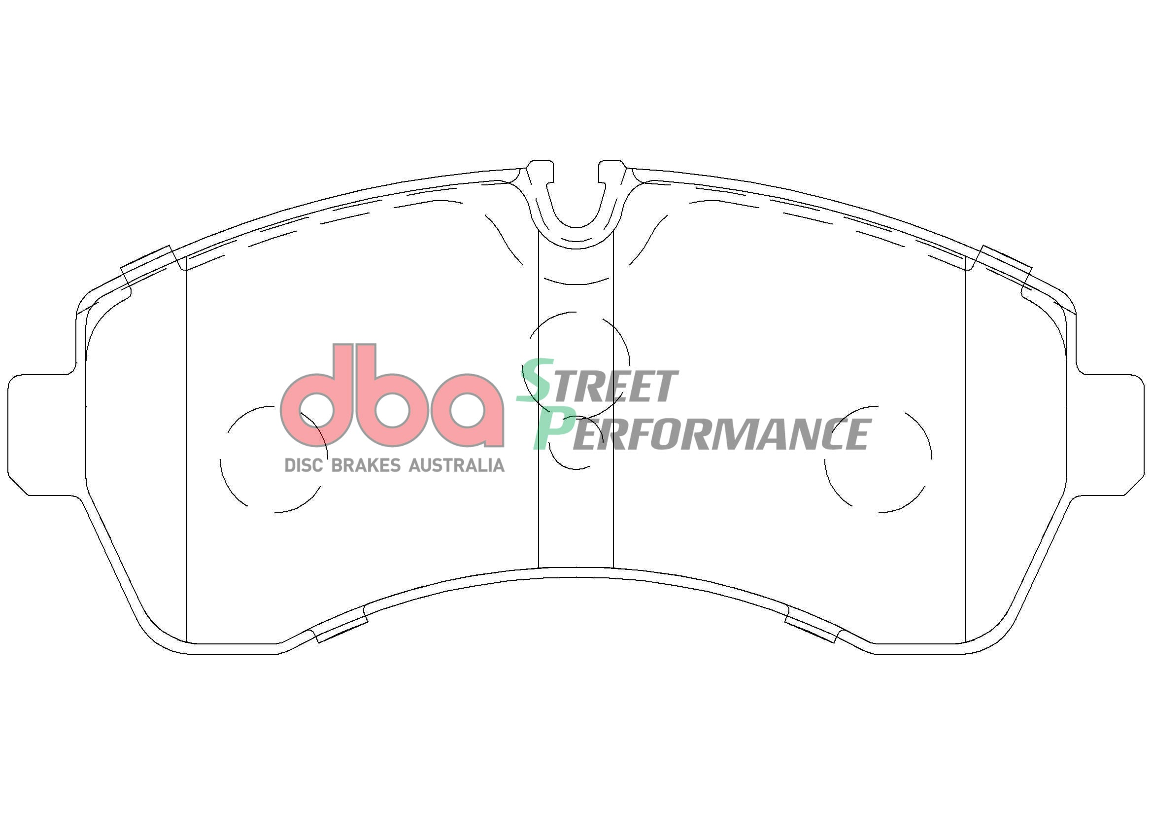 DB1974SP - DBA Street Performance Brake Pads; Front
