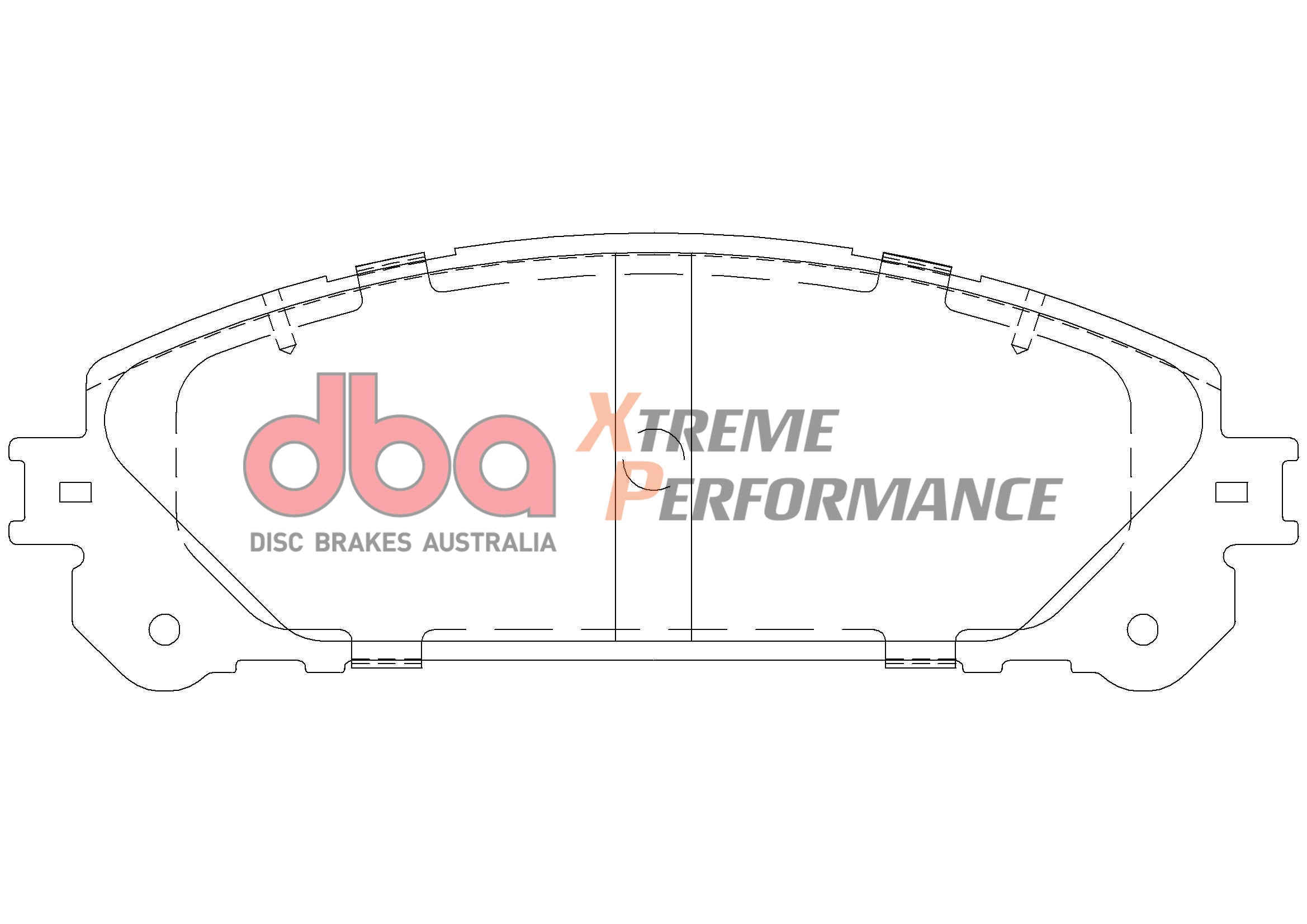 DB2004XP - DBA Xtreme Performance Brake Pads; Front