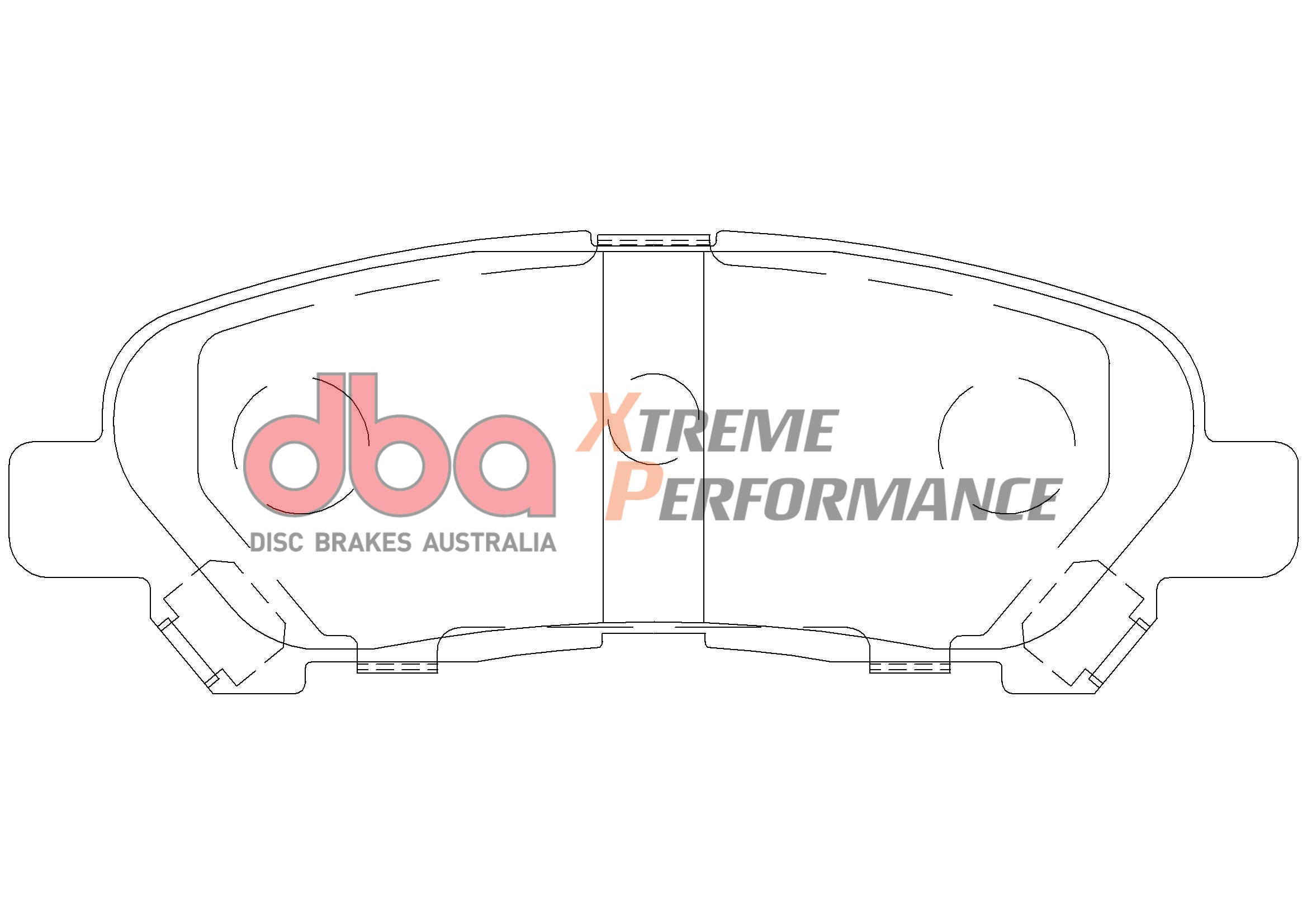 DB2005XP - DBA Xtreme Performance Brake Pads; Rear