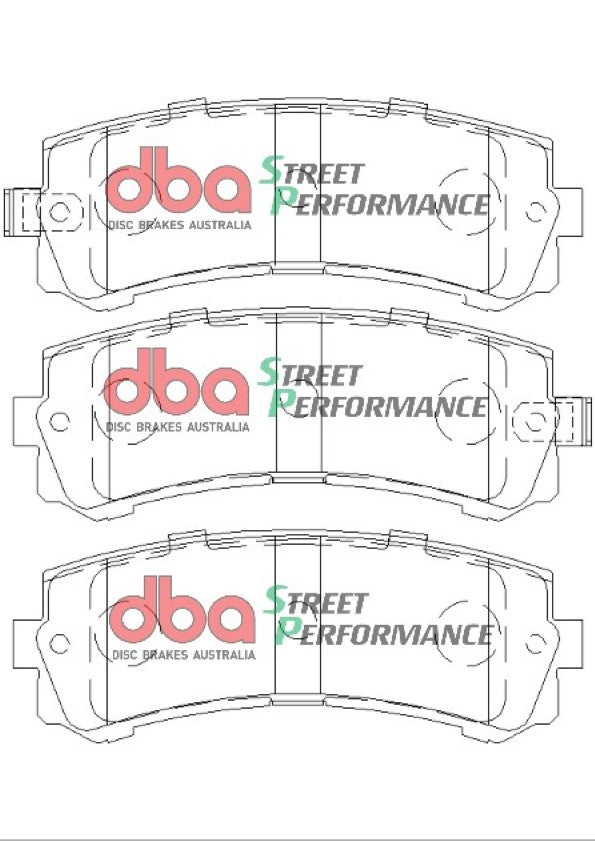 DB2060SP - DBA Street Performance Brake Pads; Rear
