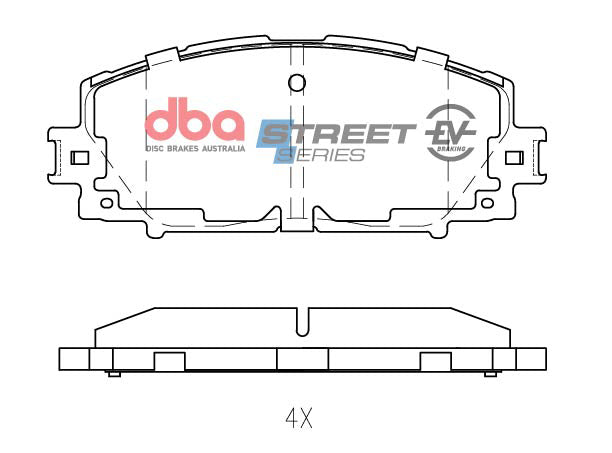 DB2159SSEV - DBA Street Series EV Brake Pads; Front