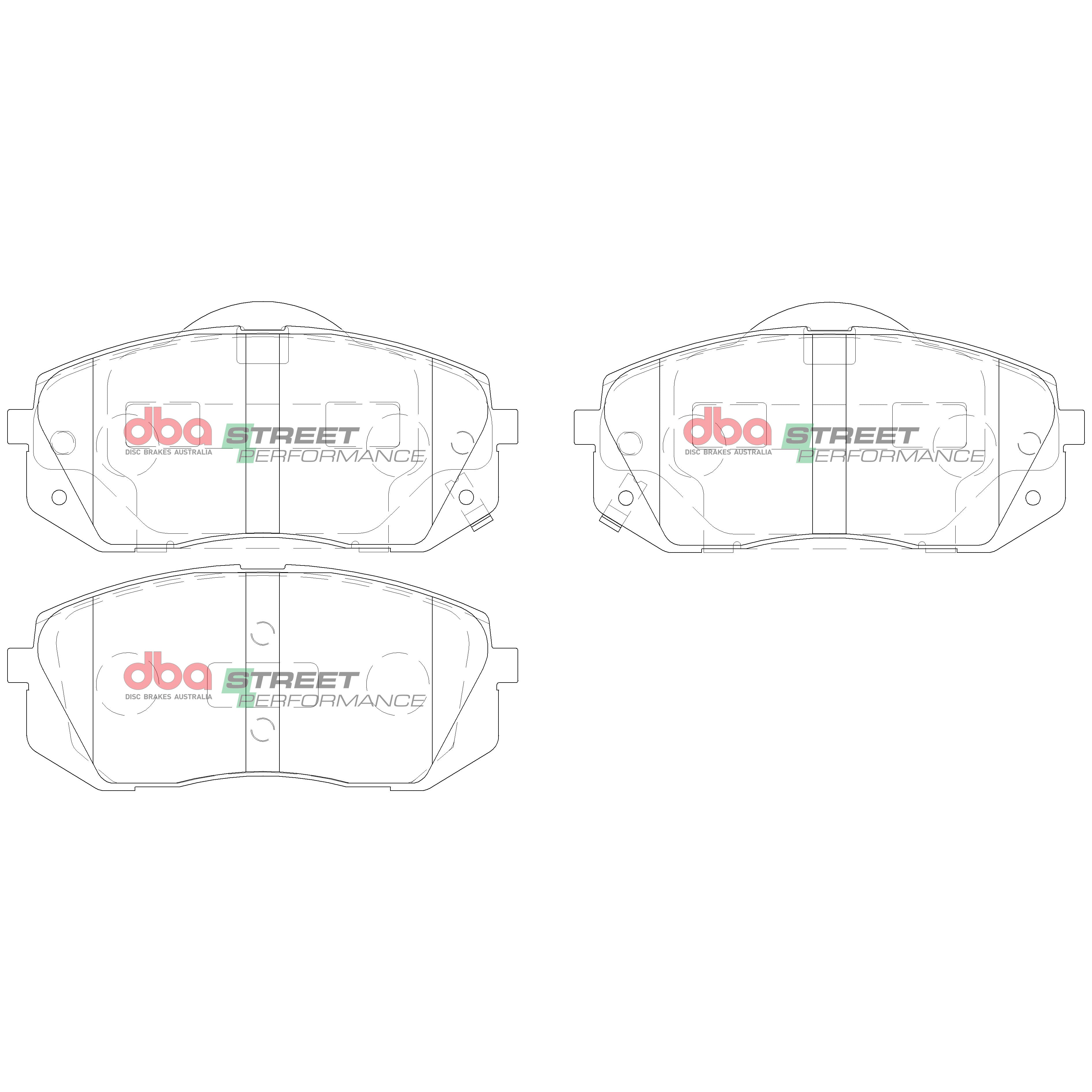 DB2174SP - DBA Street Performance Brake Pads; Front