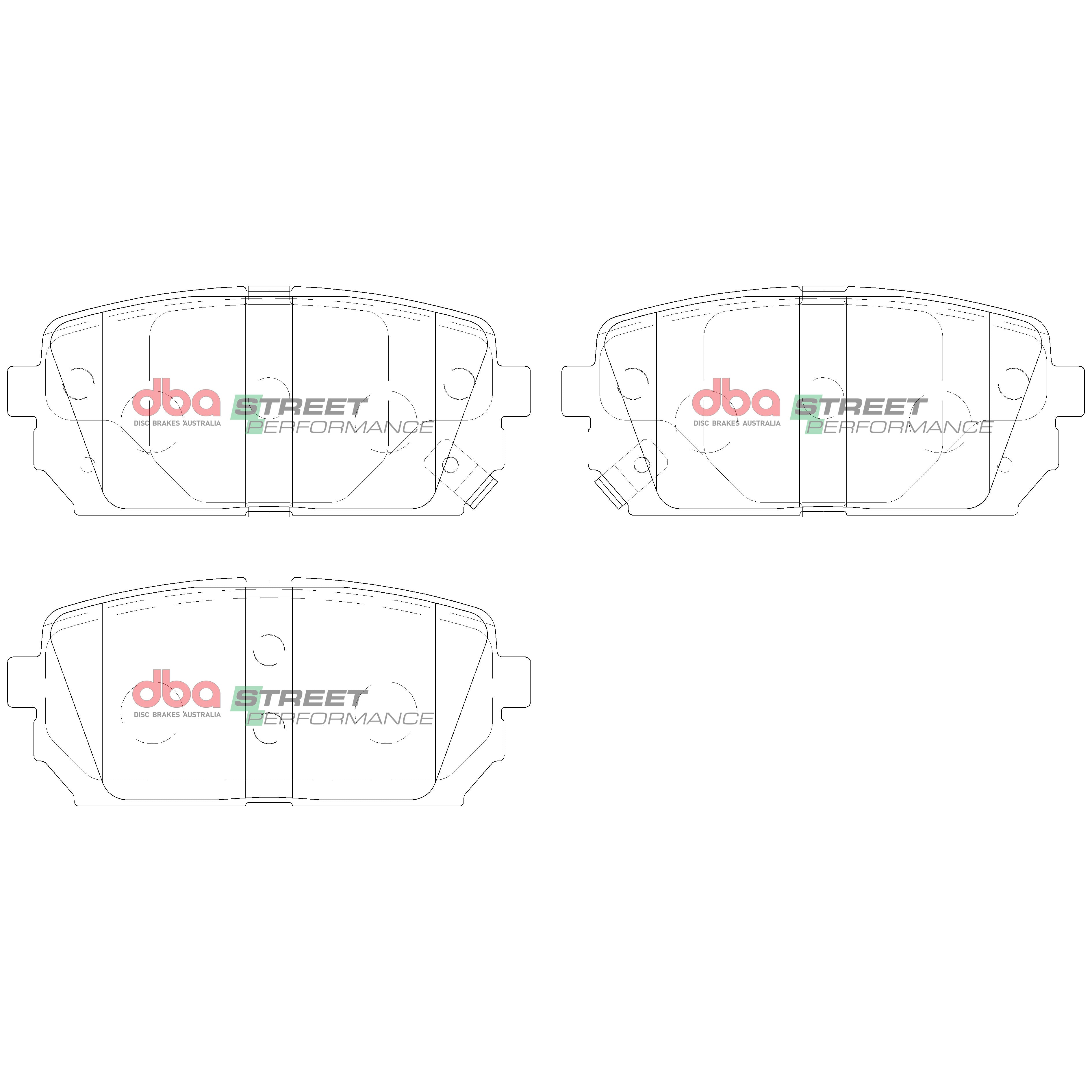 DB2175SP - DBA Street Performance Brake Pads;
