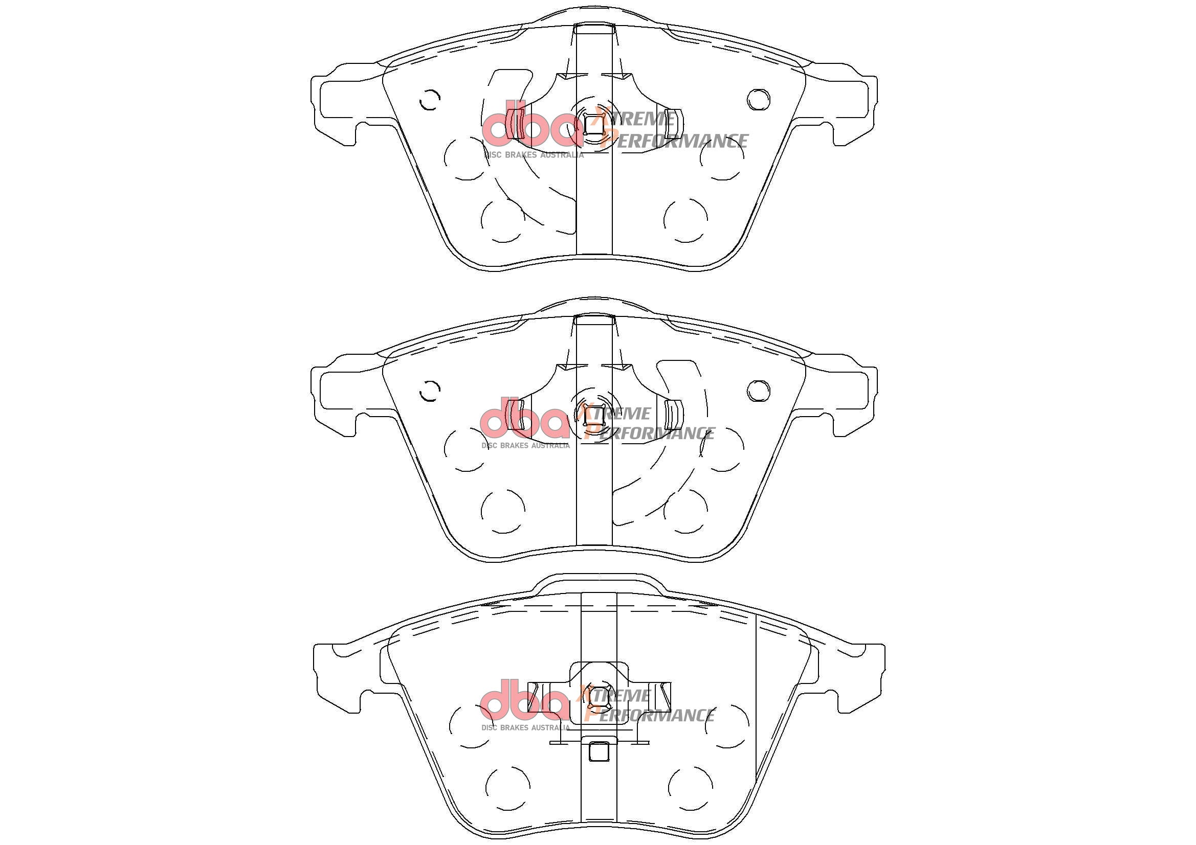 DB2176XP - DBA Xtreme Performance Brake Pads; Front