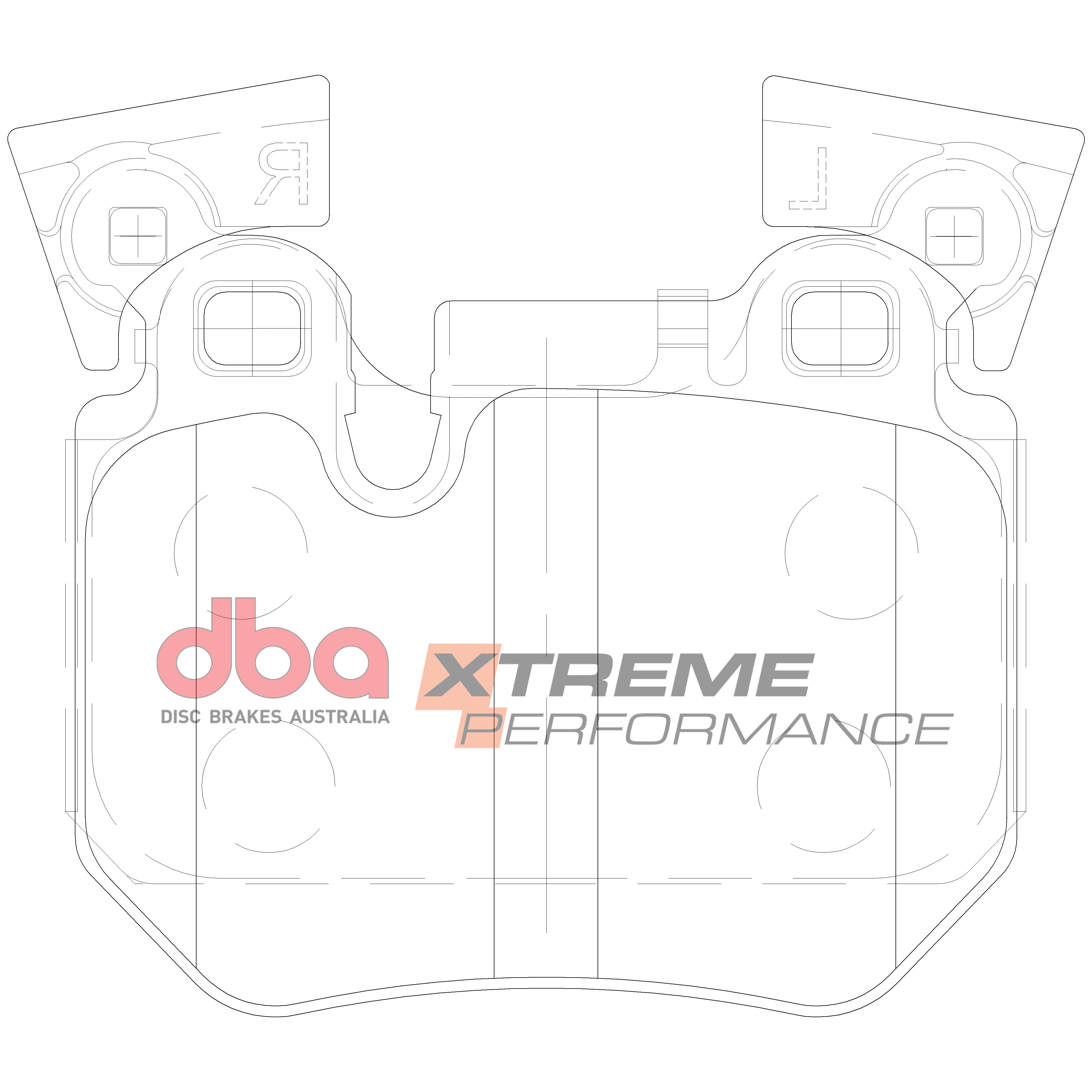 DB2196XP - DBA Xtreme Performance Brake Pads; Rear