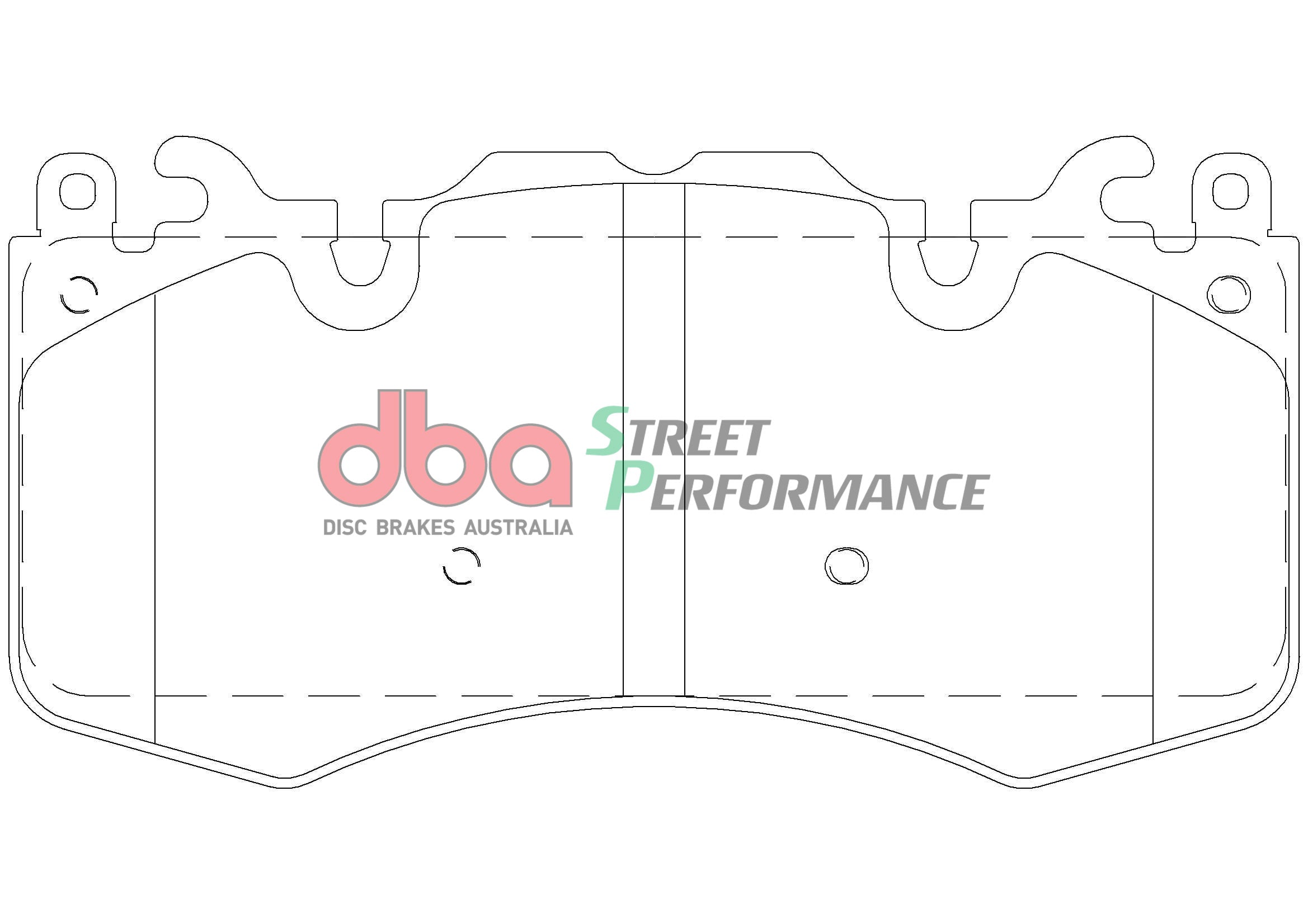DB2204SP - DBA Street Performance Brake Pads; Front