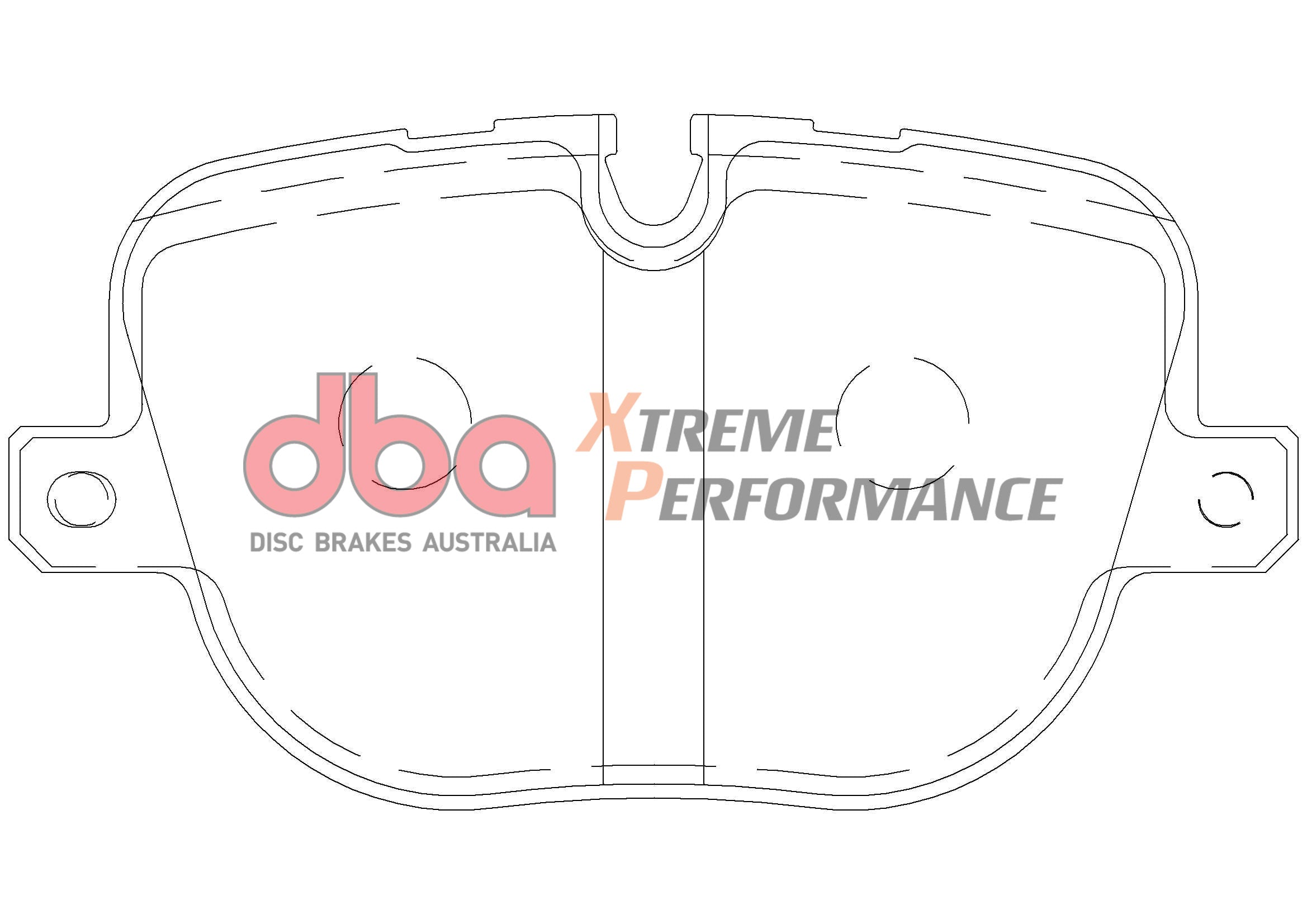 DB2207XP - DBA Xtreme Performance Brake Pads; Rear
