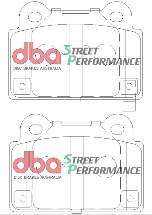 DB2215SP - DBA Street Performance Brake Pads; Rear