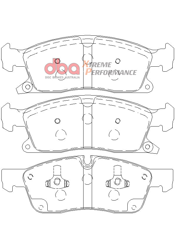 DB2216XP - DBA Xtreme Performance Brake Pads; Front