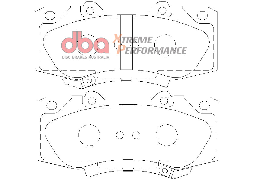 DB2221XP - DBA Xtreme Performance Brake Pads; Front