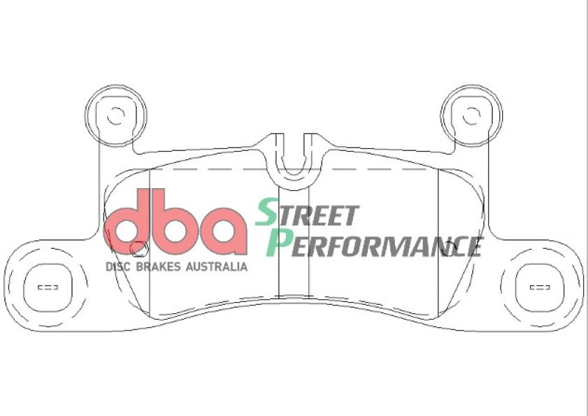 DB2229SP - DBA Street Performance Brake Pads; Rear