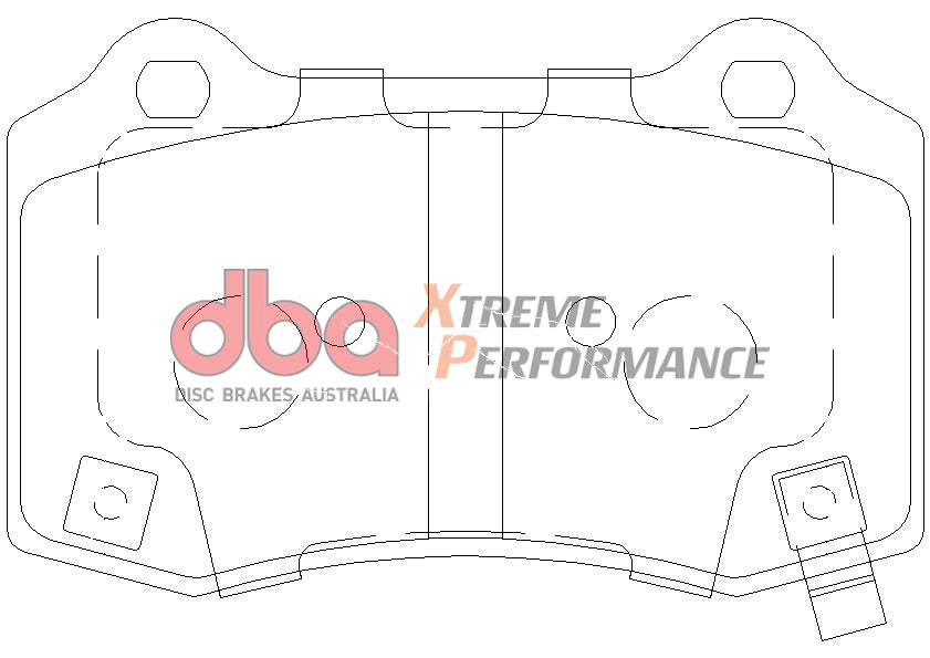 DB2260XP - DBA Xtreme Performance Brake Pads; Rear
