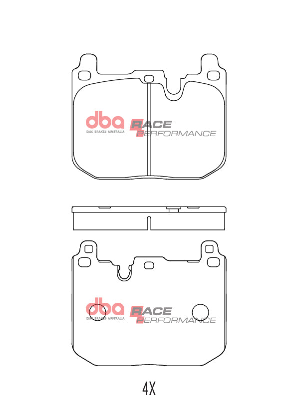 DB2299RP - DBA Racing Performance Brake Pads; Front