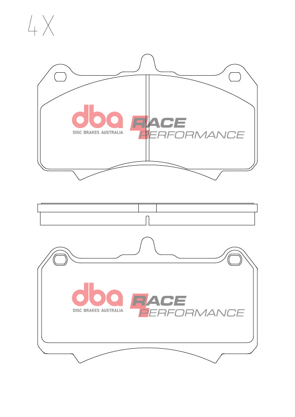 DB2317RP - DBA Racing Performance Brake Pads; Front