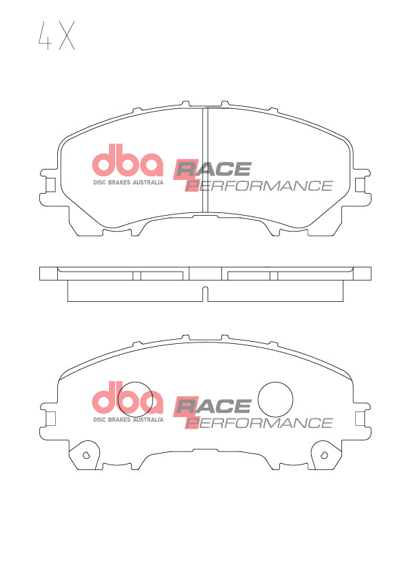 DB2341RP - DBA Racing Performance Brake Pads; Front