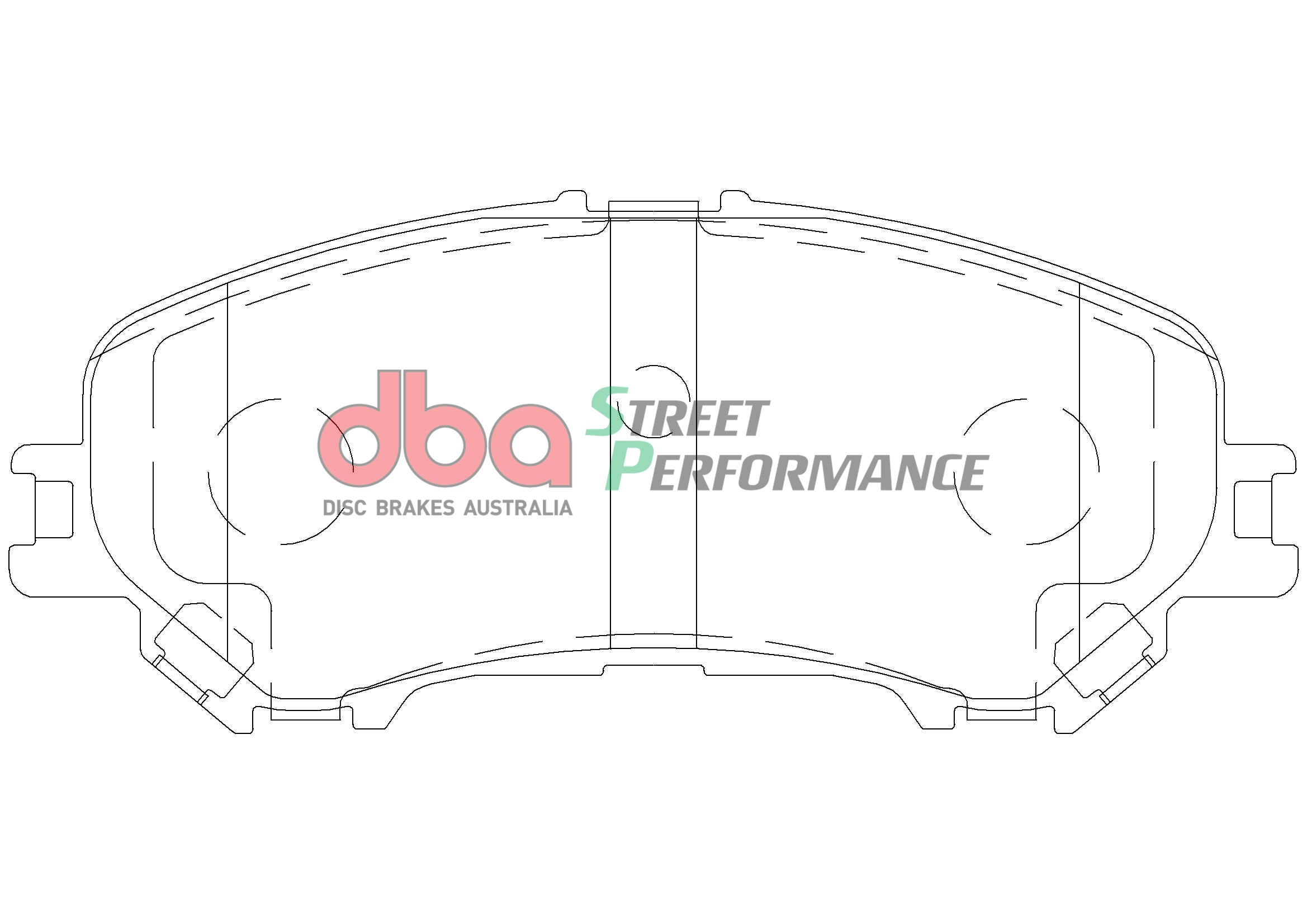 DB2345SP - DBA Street Performance Brake Pads; Front