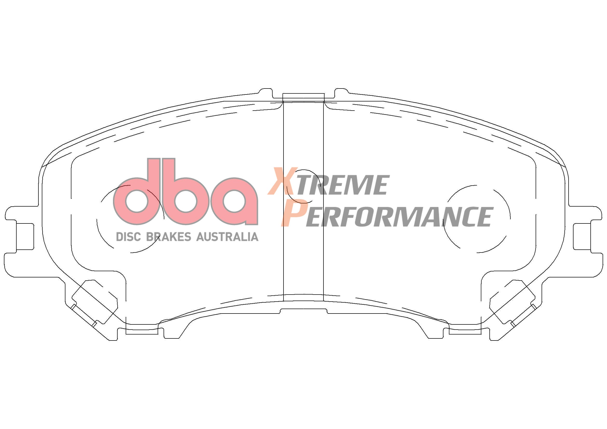 DB2345XP - DBA Xtreme Performance Brake Pads; Front