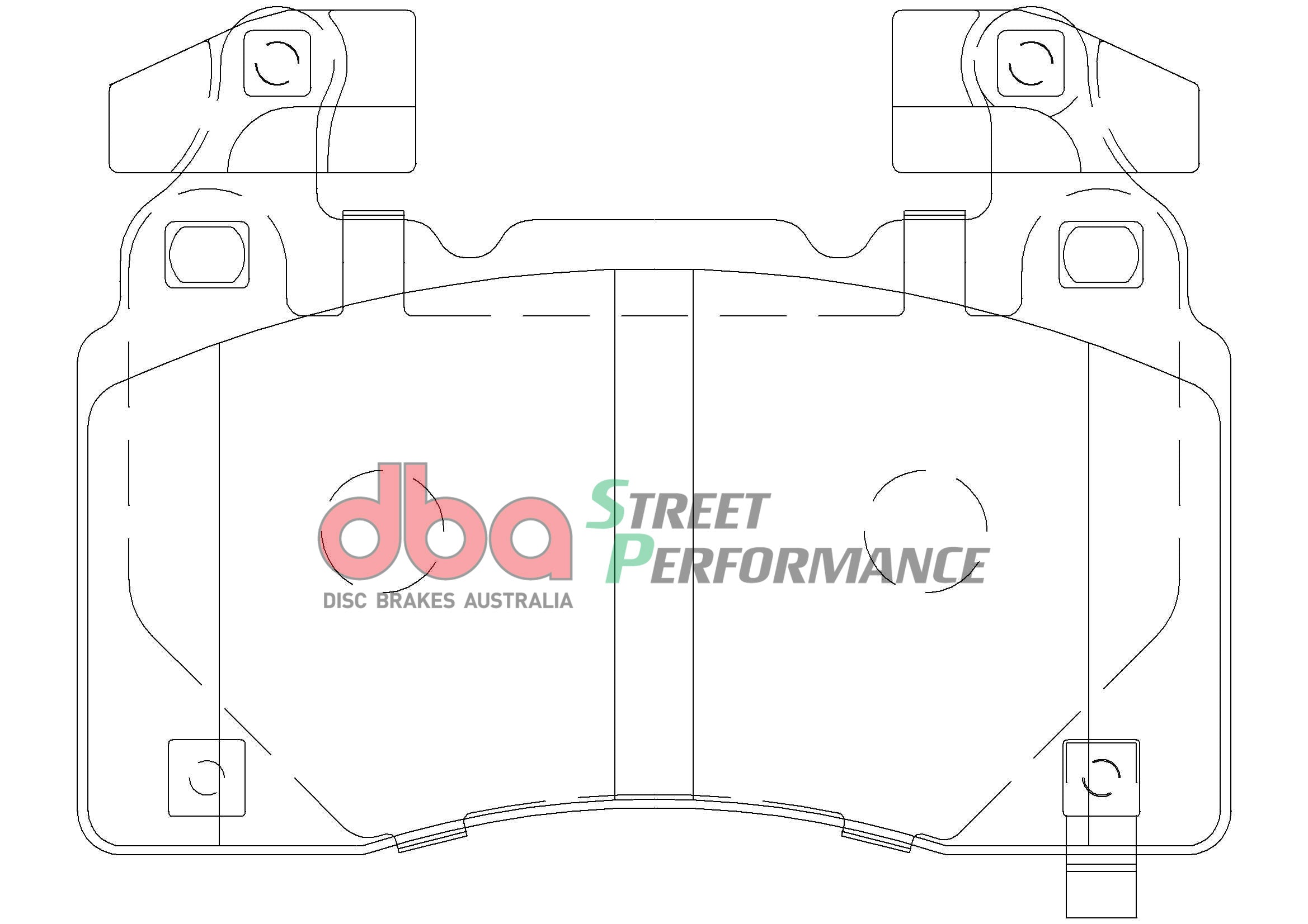 DB2358ASP - DBA Street Performance Brake Pads; Front