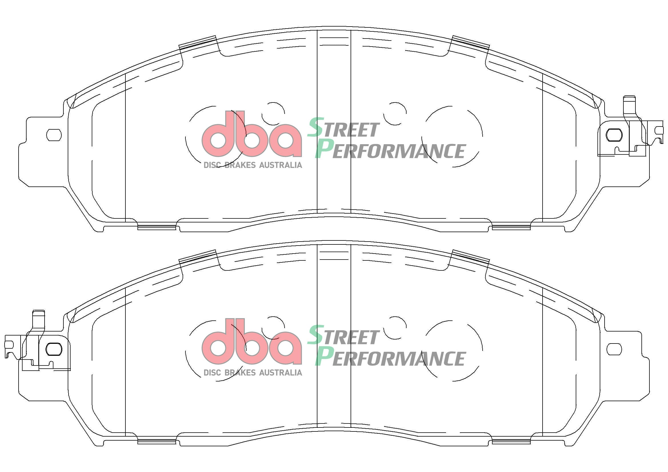 DB2374SP - DBA Street Performance Brake Pads; Front