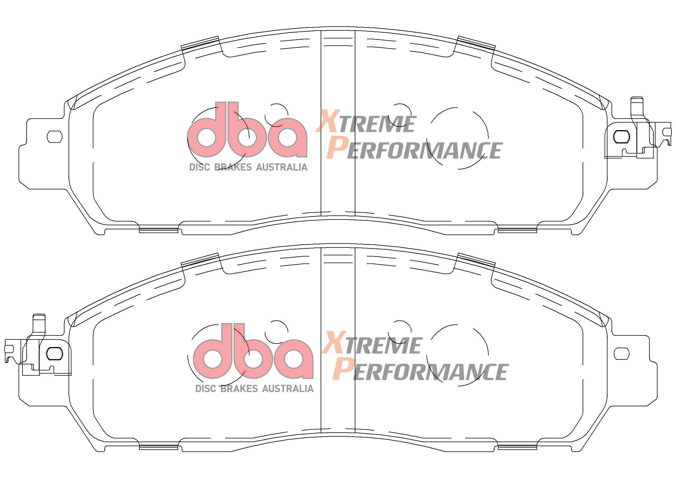 DB2374XP - DBA Xtreme Performance Brake Pads; Front
