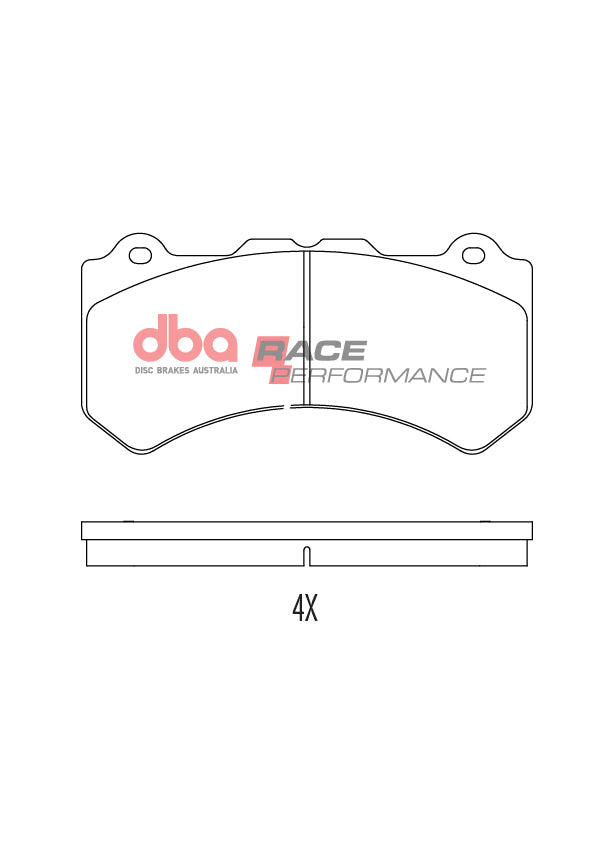 DB2375RP - DBA Racing Performance Brake Pads; Front