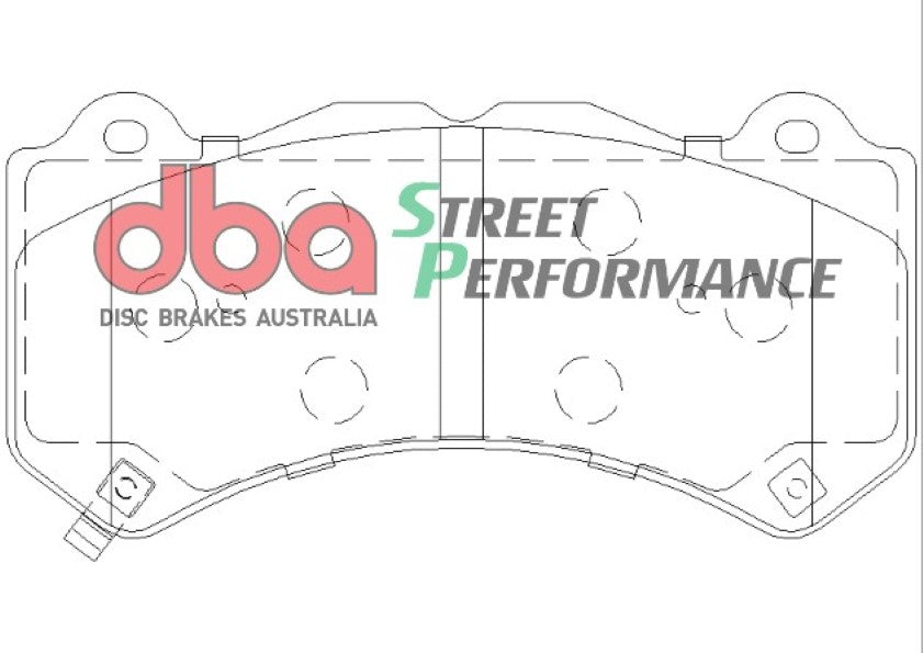 DB2375SP - DBA Street Performance Brake Pads; Front