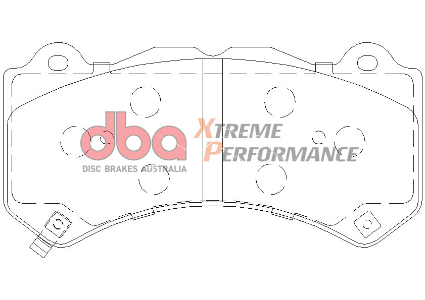 DB2375XP - DBA Xtreme Performance Brake Pads; Front