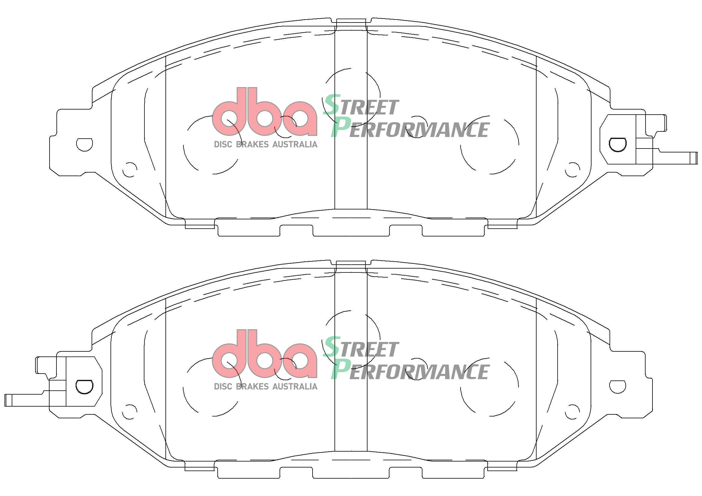 DB2378SP - DBA Street Performance Brake Pads; Front