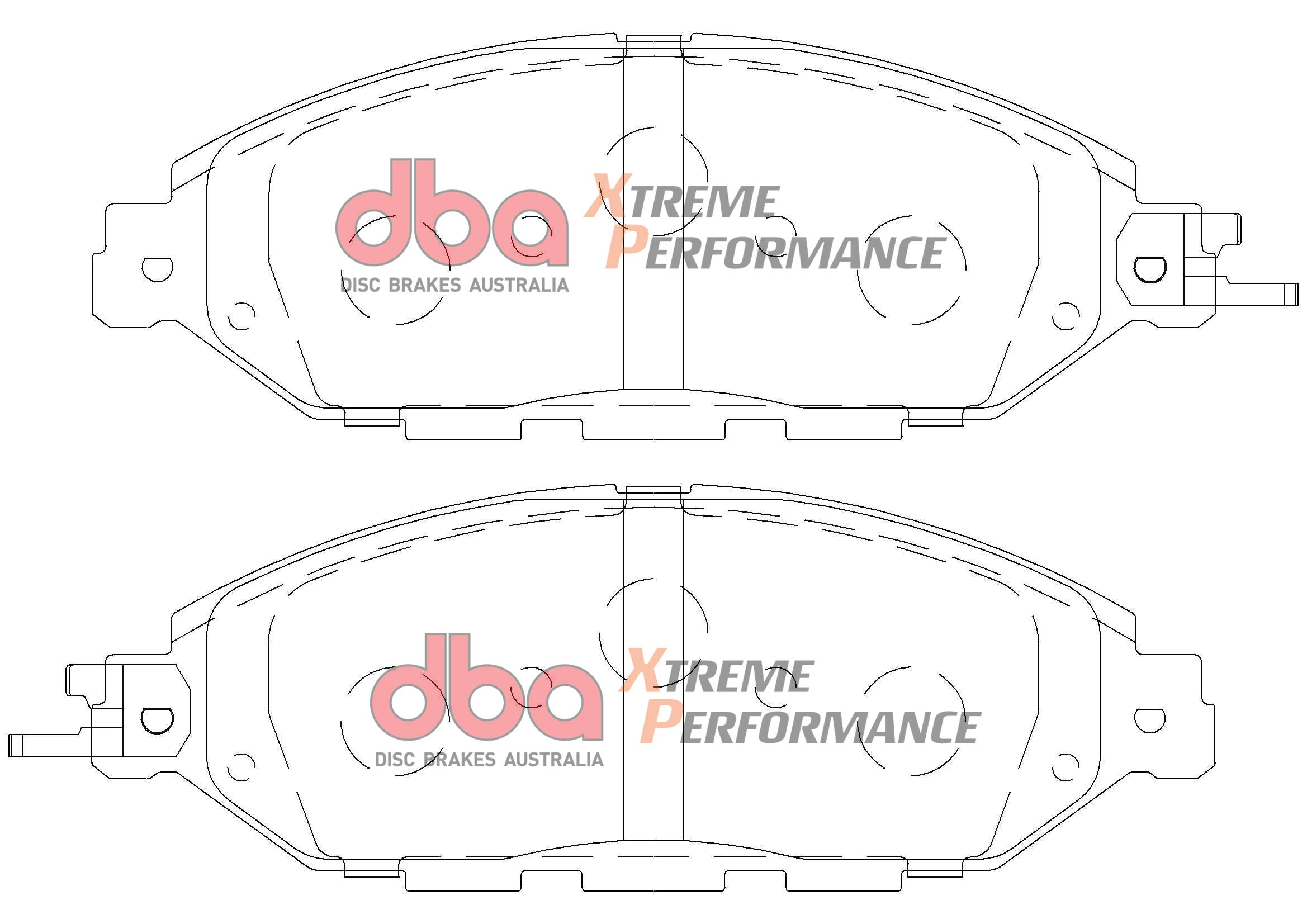 DB2378XP - DBA Xtreme Performance Brake Pads; Front