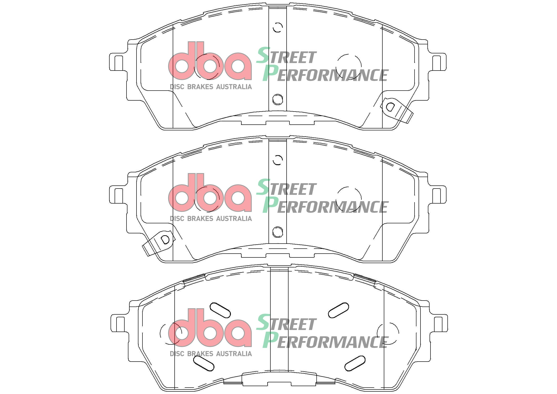 DB2379SP - DBA Street Performance Brake Pads; Front