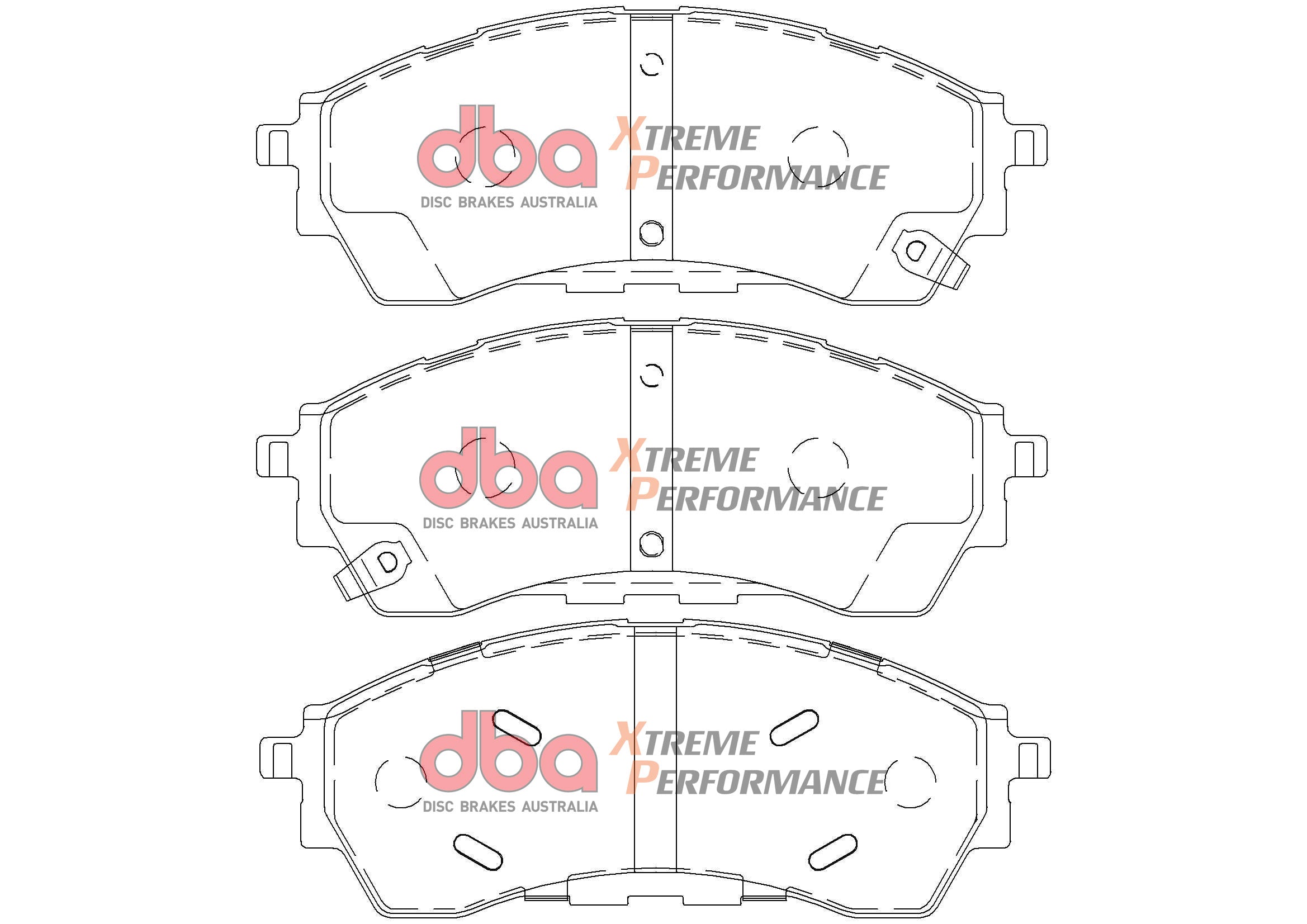 DB2379XP - DBA Xtreme Performance Brake Pads; Front