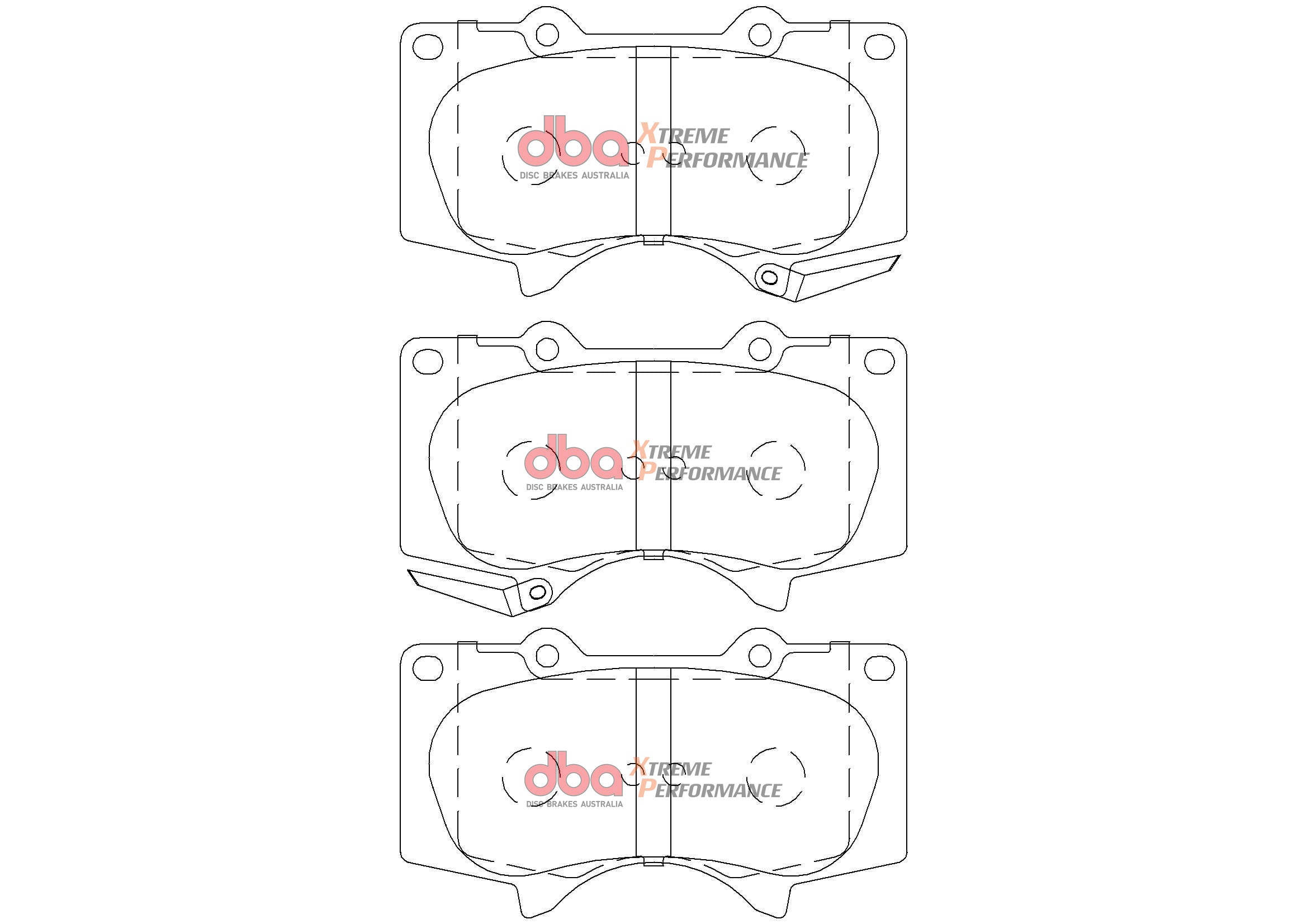 DB2380XP - DBA Xtreme Performance Brake Pads; Front