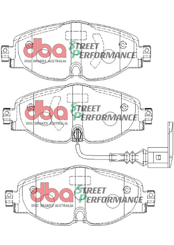 DB2383SP - DBA Street Performance Brake Pads; Front
