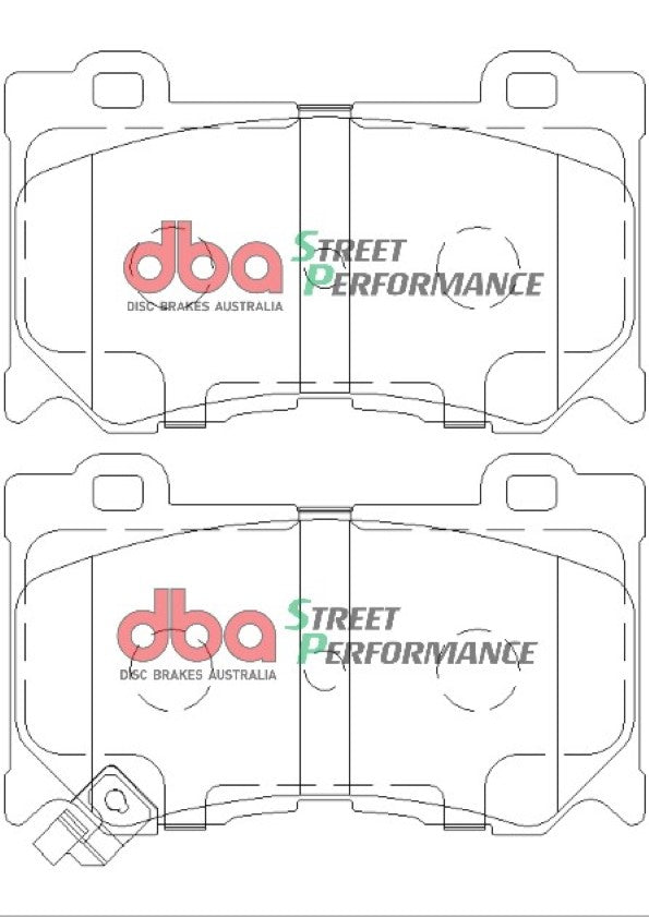 DB2400SP - DBA Street Performance Brake Pads; Front