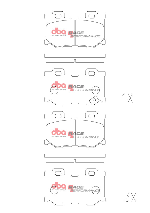 DB2401RP - DBA Racing Performance Brake Pads; Rear