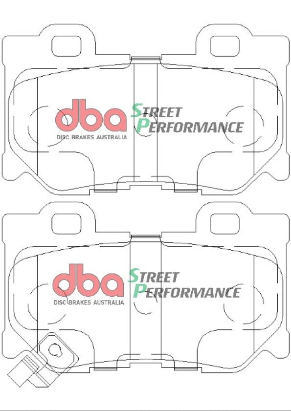 DB2401SP - DBA Street Performance Brake Pads; Rear