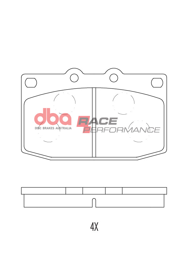 DB416RP - DBA Racing Performance Brake Pads; Front